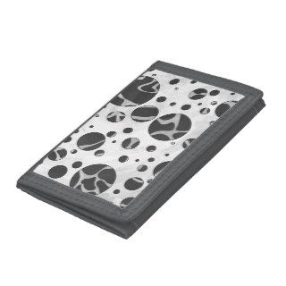 Giraffe Black and Light Gray Print Wallet