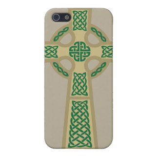 Gold Celtic Cross iPhone 4 Case