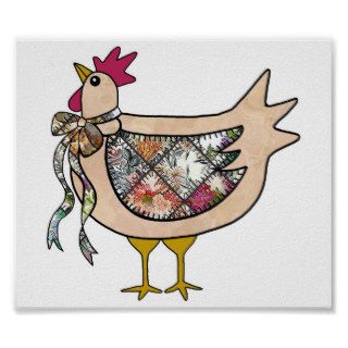 Country Chicken Print