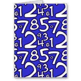Crazy Numbers   Blue Cards