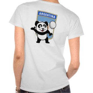 Argentina Volleyball Panda T Shirts