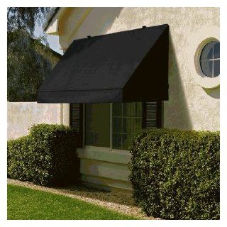 Fully Retractable Classic Awning in UV Resistant Fabric   8 Feet Width (Ebony)  Patio Awnings  Patio, Lawn & Garden