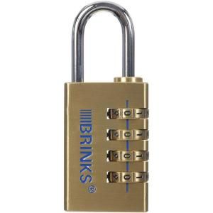 Brinks Home Security 1 3/16 in. (30 mm) Resettable Combination Solid Brass Padlock 171 30051