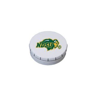 North Dakota State White Round Peppermint Clicker Tin 'NDSU Bison' Sports & Outdoors