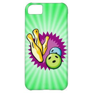 Neon Green Bowling iPhone 5C Covers
