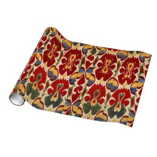Ethnic Tribal Bohemian Ikat Asian Turkish Moroccan Gift Wrapping Paper