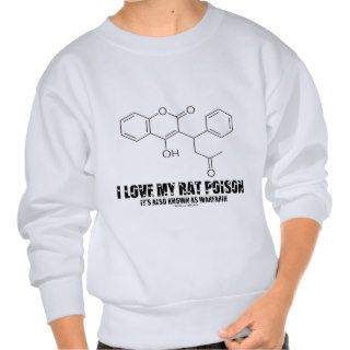 I Love My Rat Poison (It's Also Known As Warfarin) Sweatshirt