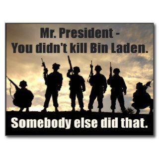 Bin Laden Somebody Else Did That Post Cards