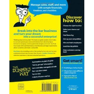 Running a Bar For Dummies Ray Foley, Heather Dismore 9780470049198 Books