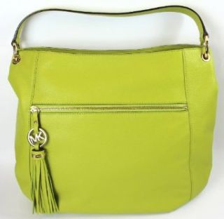 Michael Kors Bennet Lime Pebbled Leather Handle Bag Orig Pr $298.00 Shoes