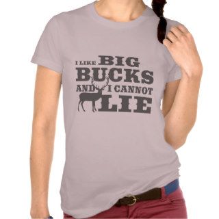 Hunting Humor I Like BIg Bucks Tee Shirt