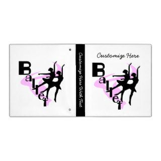 Silhouette Ballet T shirts and Gifts Binders