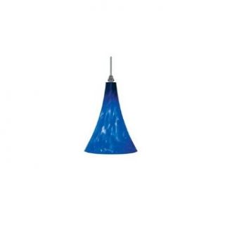 Melrose 1 Light 2KD Canopy Pendant Finish White, Color Blue Violet, Bulb Type 1 x 60W 120V Incandescent   Ceiling Pendant Fixtures  
