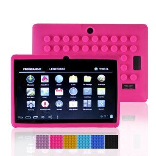 IKASEFU(TM) Silicone Rubber Soft Skin Protective Back Cover Case for 7" Andteck TouchTab 7X23,Afunta Q88,Afunta AF701, AGPtek, Alldaymall Q88, Axis,AXESS TA2508 7 7" tablet, Chromo,DeerBrook 7" A23 Processor,Dragon Touch A13 Q88,Y88,Ematic E