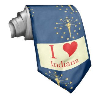 Indiana State Flag Necktie