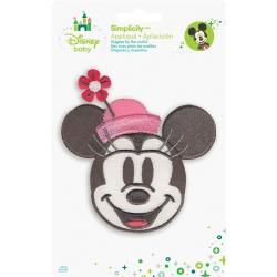 Disney Mickey Mouse Minnie Head Iron On Applique   Wrights Iron Ons