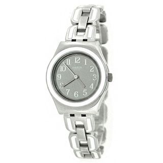 Swatch Women's Irony YSS254G Silver Stainless Steel Swiss Quartz Watch with Grey Dial Swatch Women's Swatch Watches