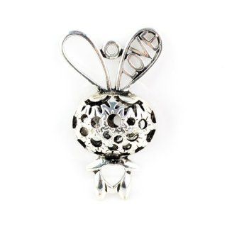 Huan Xun Love Cute Hollow Out Rabbit Scarf Pendants Accessories,2pcs/lot Jewelry