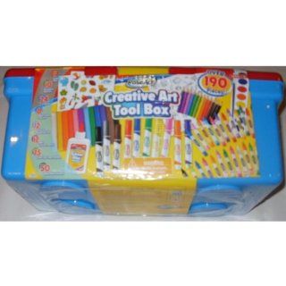 Roseart Creative Art Tool Box   Over 190 Pieces Toys & Games