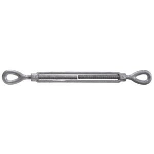 The Hillman Group 1/2 13 x 25 1/8 in. Eye and Eye Turnbuckle in Forged Steel with Hot Dipped Galvanized (1 Pack) 321864.0