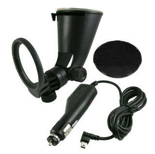 EPCHGWML i.Trek Low Vibration Windshield Mount with Car Charger and Console Disc for TomTom 125, 130/130*S, 330/330*S 