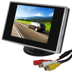 Skque 3.5 inch LCD TFT Monitor for Car Rear Backup Camera SKQUE A/V Cables