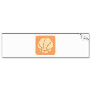 Creative Basketball Logo Bumper Sticker