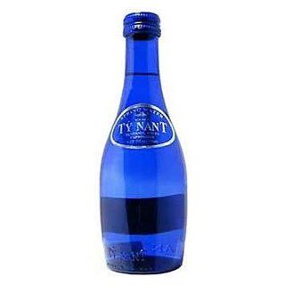 Ty Nant Blue Sparkling Water, Tynant Welsh   11 Oz / 330 ML Glass Bottles (Pack of 24)  Grocery & Gourmet Food