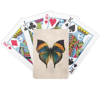 Vintage Butterfly Illustration   Butterflies Deck Of Cards