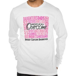 Family Square Breast Cancer Tee Shirts
