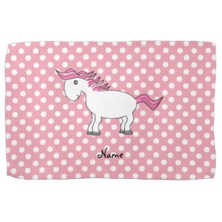 Personalized name horse towel