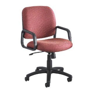 Cava&reg High Back Swivel/Tilt Chair, Black Frame, Burgundy Fabric (SAF3450BG)  Reception Room Chairs 