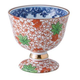 Japanese Ceramic Bowl Sakura spring and autumn 2.5 [7.6cm x 7.2cm] kgr064 102 307 Kitchen & Dining
