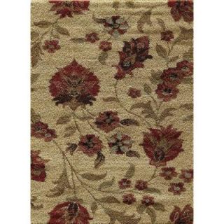 Tayse Rugs Fashion Shag Beige 7 ft. 10 in. x 9 ft. 10 in. Transitional Area Rug DISCONTINUED 9552  Ivory  8x10