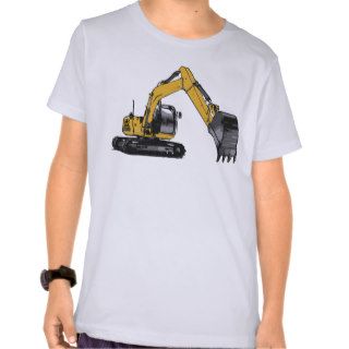 Boy's Big Caterpillar Excavator T Shirt