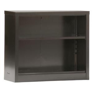 Sandusky 2 Shelf Steel Bookcase in Black BQ10351330 09