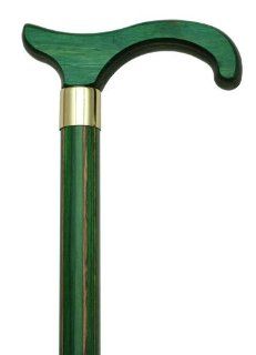 Harvy Forest Green Hardwood Derby Cane Health & Personal Care
