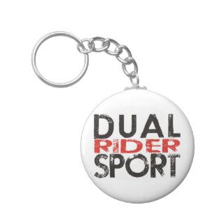Dual Sport Rider Keychains