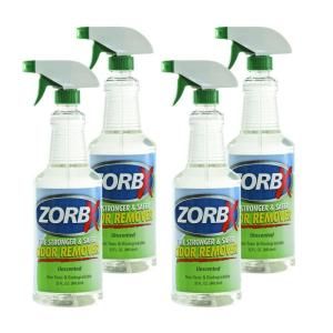 Zorbx 32 oz. Unscented Odor Remover (4 Pack) 1140 4