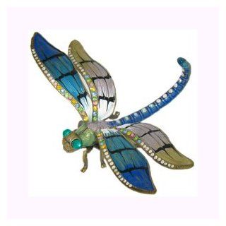 Swarovski Crystal Enamel "Dragonfly" Paper Weight (5" x 3 1/4")   Gift Boxed Jewelry Boxes Jewelry