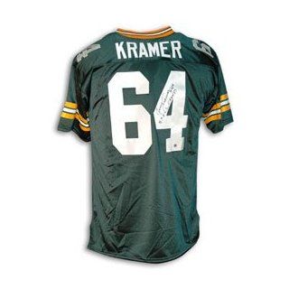 Jerry Kramer Signed Green Bay Packers Throwback Jersey   5x NFL Champs Sports Collectibles