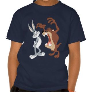 Taz and Bugs Bunny Not Even Flinching   Color T shirt