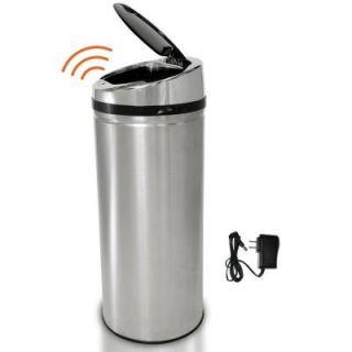 iTouchless 8 gal. Stainless Steel Touchless Trash Can IT08RCB