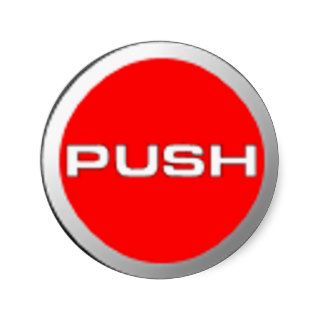Silly Push Button Image Sticker