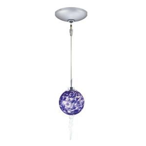 JESCO Lighting Low Voltage Quick Adapt 4 in. x 106.25 in. Blue Pendant and Canopy Kit KIT QAP221 BU A