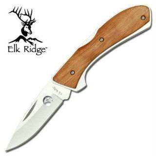 Elk Ridge ER 094 Gentleman's Knife 4.5 Inch Closed  Hunting Knives  Sports & Outdoors