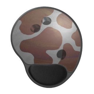 Bowling Ball Cow Brown Gel Mouse Mat