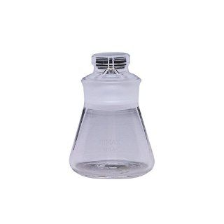 Kimax Conical Shaped Hubbard Carmick Specific Gravity Bottle with Standard Taper Stopper, 25ml Capacity (Case of 12) Beakers