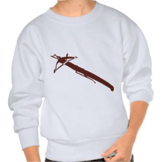 medieval crossbow sweatshirt