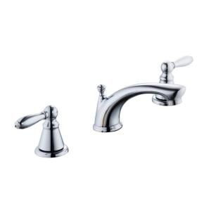 Glacier Bay 2500 Series 8 in. Widespread 2 Handle Bathroom Faucet in Chrome 67575 6001